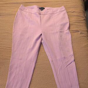 Ashley Stewart Light Pink Ankle Pants